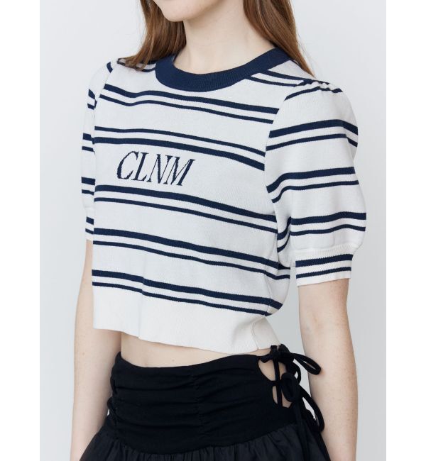 CALNAMUR「LOGO JACQUARD KNIT/ロゴジャガードニット」|ニット・セーター|