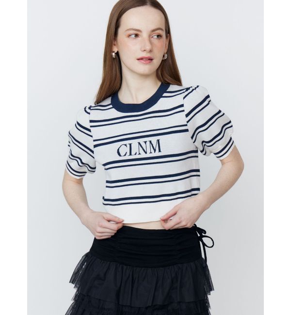 CALNAMUR「LOGO JACQUARD KNIT/ロゴジャガードニット」|ニット・セーター|