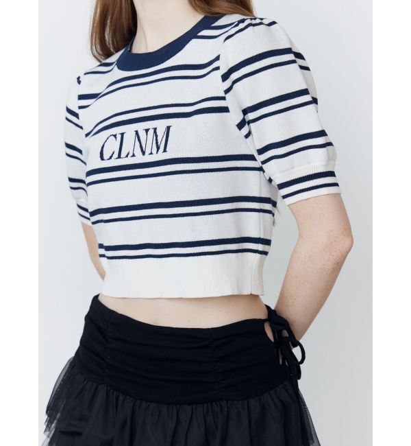 CALNAMUR「LOGO JACQUARD KNIT/ロゴジャガードニット」|ニット・セーター|