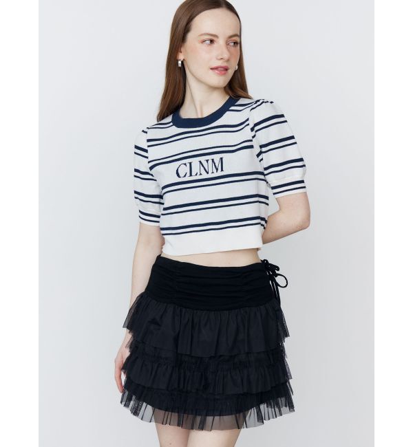 CALNAMUR「LOGO JACQUARD KNIT/ロゴジャガードニット」|ニット・セーター|