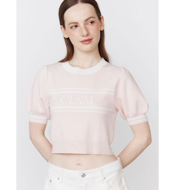 CALNAMUR「LOGO JACQUARD KNIT/ロゴジャガードニット」|ニット・セーター|