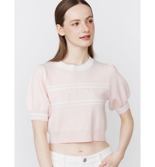 CALNAMUR「LOGO JACQUARD KNIT/ロゴジャガードニット」|ニット・セーター|