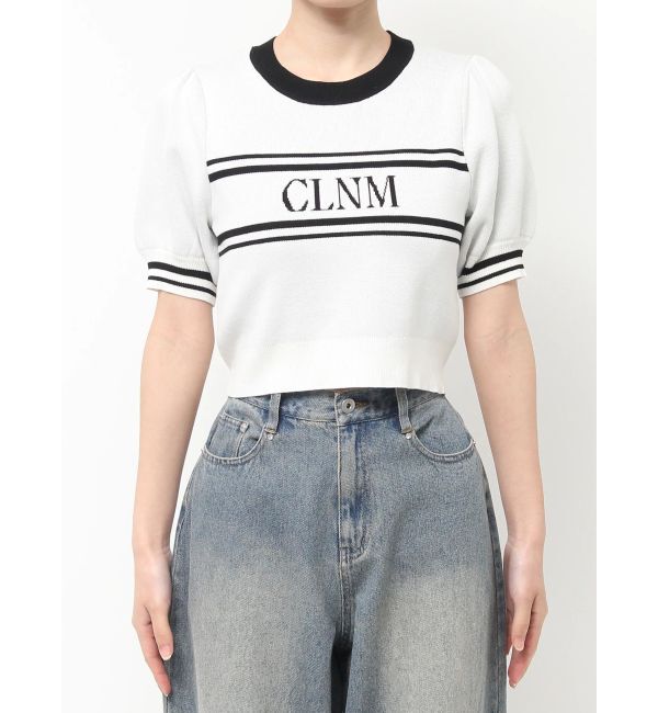 CALNAMUR「LOGO JACQUARD KNIT/ロゴジャガードニット」|ニット・セーター|