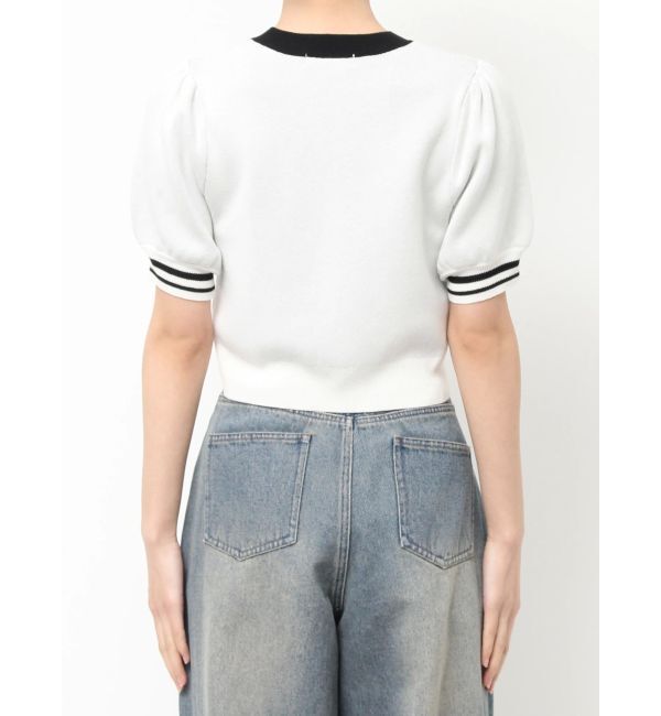 CALNAMUR「LOGO JACQUARD KNIT/ロゴジャガードニット」|ニット・セーター|