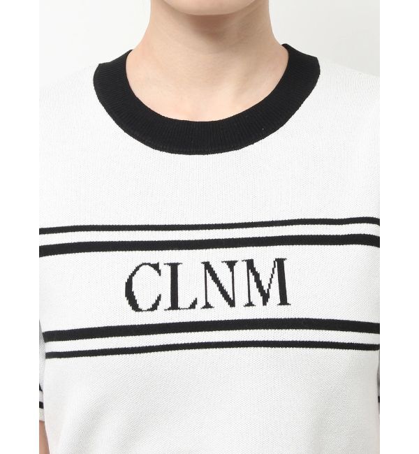 CALNAMUR「LOGO JACQUARD KNIT/ロゴジャガードニット」|ニット・セーター|