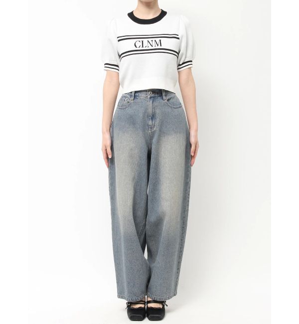 CALNAMUR「LOGO JACQUARD KNIT/ロゴジャガードニット」|ニット・セーター|