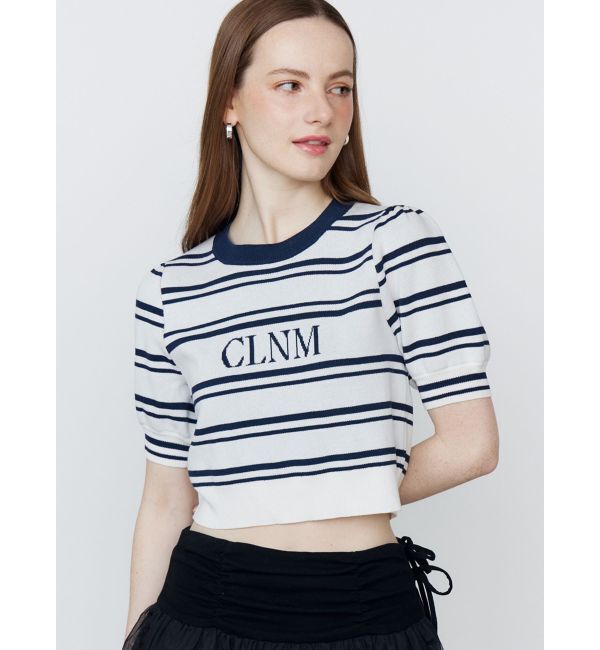 CALNAMUR「LOGO JACQUARD KNIT/ロゴジャガードニット」|ニット・セーター|