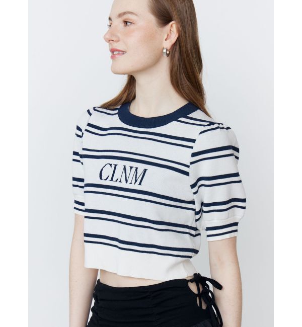 CALNAMUR「LOGO JACQUARD KNIT/ロゴジャガードニット」|ニット・セーター|