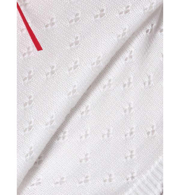 CALNAMUR「BEAR PRINT RIBBON KNIT /ベアプリントリボンニット」|ニット・セーター|