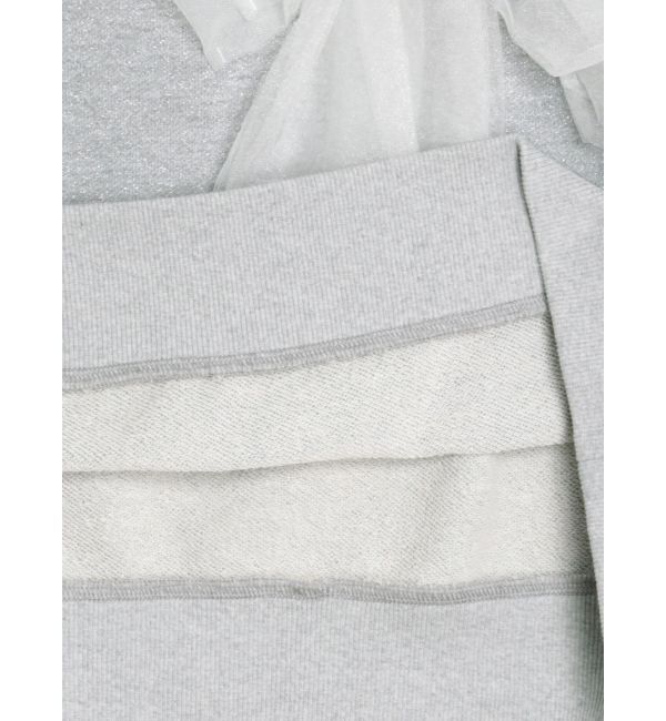 CALNAMUR「2WAY RIBBON SWEAT/２WAYリボンスウェット」|Tシャツ・カットソー|