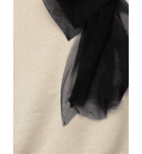 CALNAMUR「2WAY RIBBON SWEAT/２WAYリボンスウェット」|Tシャツ・カットソー|