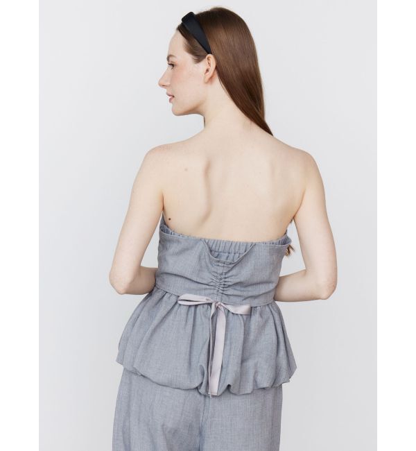 CALNAMUR「BALLOON BARE TOPS/バルーンベアトップス」|シャツ・ブラウス|