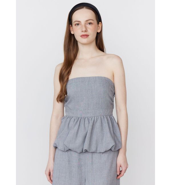 CALNAMUR「BALLOON BARE TOPS/バルーンベアトップス」|シャツ・ブラウス|