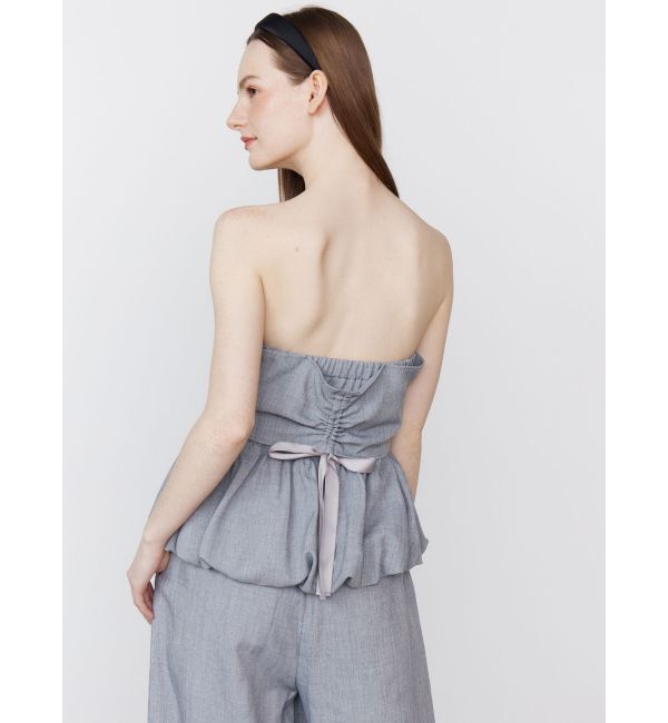 CALNAMUR「BALLOON BARE TOPS/バルーンベアトップス」|シャツ・ブラウス|