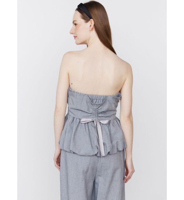 CALNAMUR「BALLOON BARE TOPS/バルーンベアトップス」|シャツ・ブラウス|