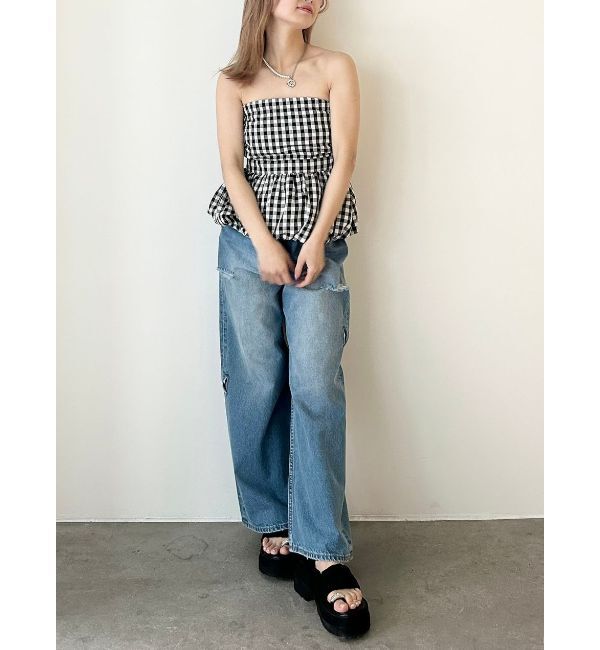 CALNAMUR「BALLOON BARE TOPS/バルーンベアトップス」|シャツ・ブラウス|