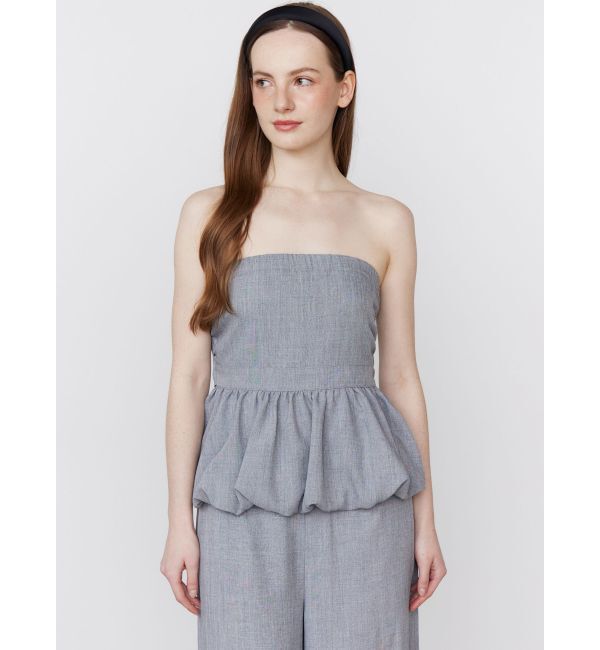 CALNAMUR「BALLOON BARE TOPS/バルーンベアトップス」|シャツ・ブラウス|