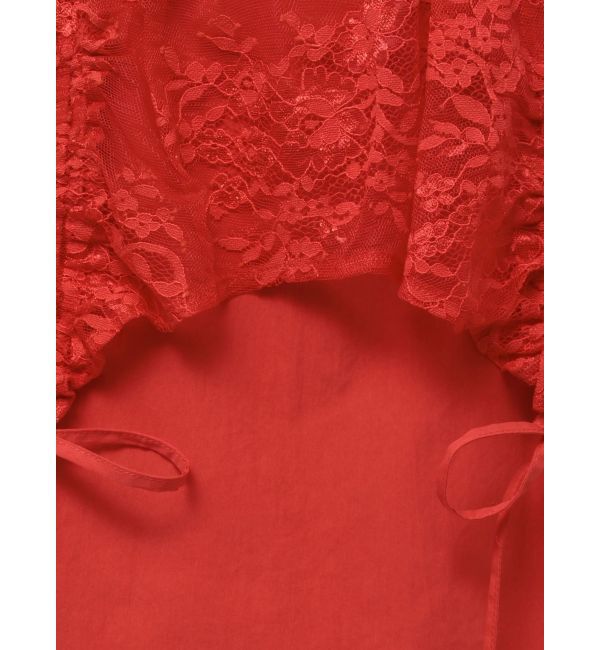 CALNAMUR「2WAY LACE OVER NYLON GATHER SK/２WAYレースオーバーナイロンギャザースカート」|スカート|