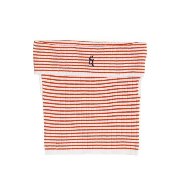 CALNAMUR「BOEDER OFFSHOULDER KNIT PO/ボーダーオフショルダーニットプルオーバー」|ニット・セーター|