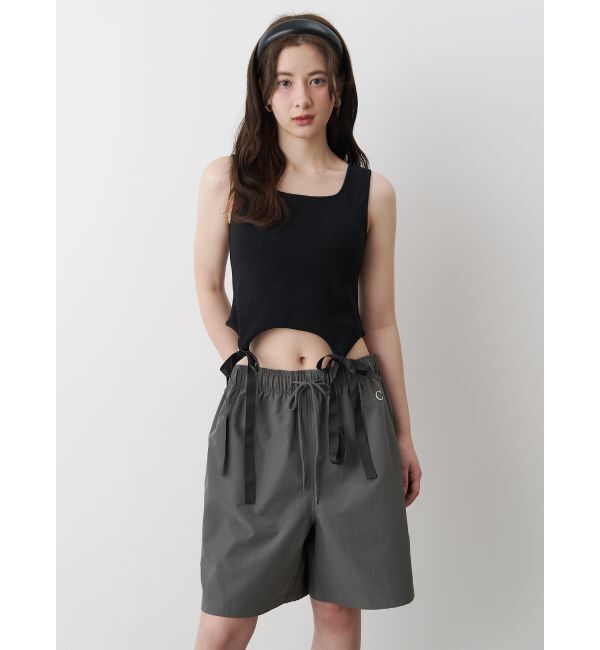 CALNAMUR「CUP IN RIBBON TANK TOP/カップインリボンタンクトップ」|Tシャツ・カットソー|