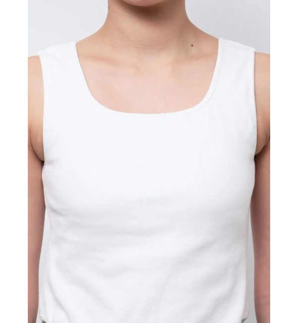 CALNAMUR「CUP IN RIBBON TANK TOP/カップインリボンタンクトップ」|Tシャツ・カットソー|