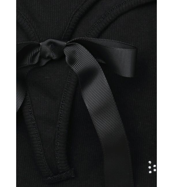 CALNAMUR「CUP IN RIBBON TANK TOP/カップインリボンタンクトップ」|Tシャツ・カットソー|