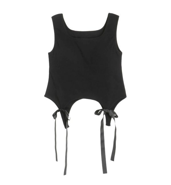 CALNAMUR「CUP IN RIBBON TANK TOP/カップインリボンタンクトップ」|Tシャツ・カットソー|