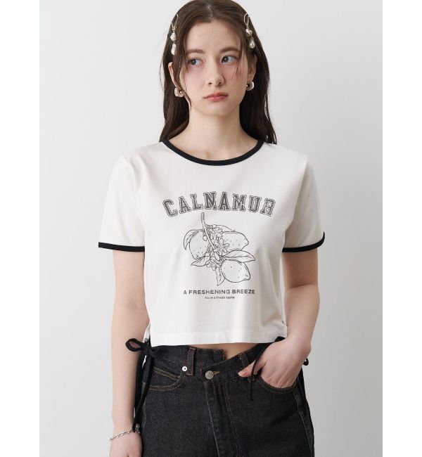 CALNAMUR「COLOR SCHEME LEMON PRINT TEE/カラースキームレモンプリントTシャツ」|Tシャツ・カットソー|