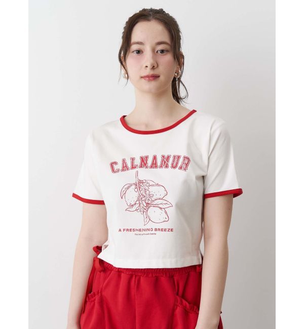 CALNAMUR「COLOR SCHEME LEMON PRINT TEE/カラースキームレモンプリントTシャツ」|Tシャツ・カットソー|