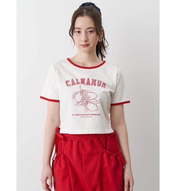CALNAMUR「COLOR SCHEME LEMON PRINT TEE/カラースキームレモンプリントTシャツ」|Tシャツ・カットソー|