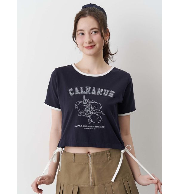 CALNAMUR「COLOR SCHEME LEMON PRINT TEE/カラースキームレモンプリントTシャツ」|Tシャツ・カットソー|