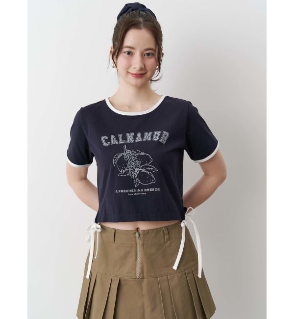 CALNAMUR「COLOR SCHEME LEMON PRINT TEE/カラースキームレモンプリントTシャツ」|Tシャツ・カットソー|
