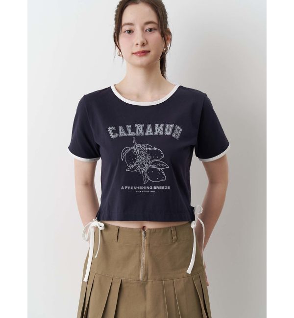 CALNAMUR「COLOR SCHEME LEMON PRINT TEE/カラースキームレモンプリントTシャツ」|Tシャツ・カットソー|