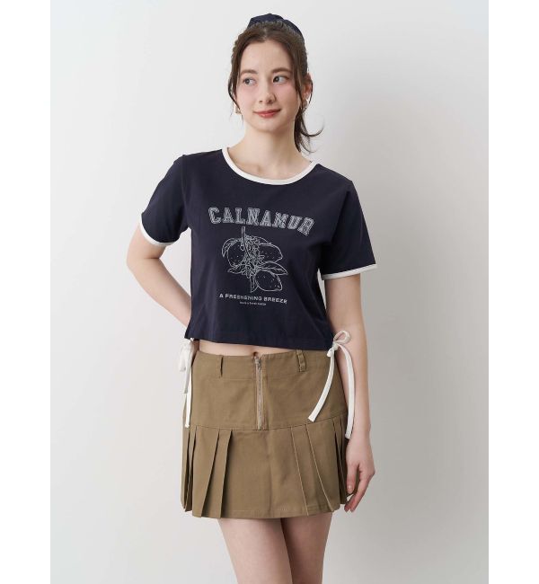 CALNAMUR「COLOR SCHEME LEMON PRINT TEE/カラースキームレモンプリントTシャツ」|Tシャツ・カットソー|