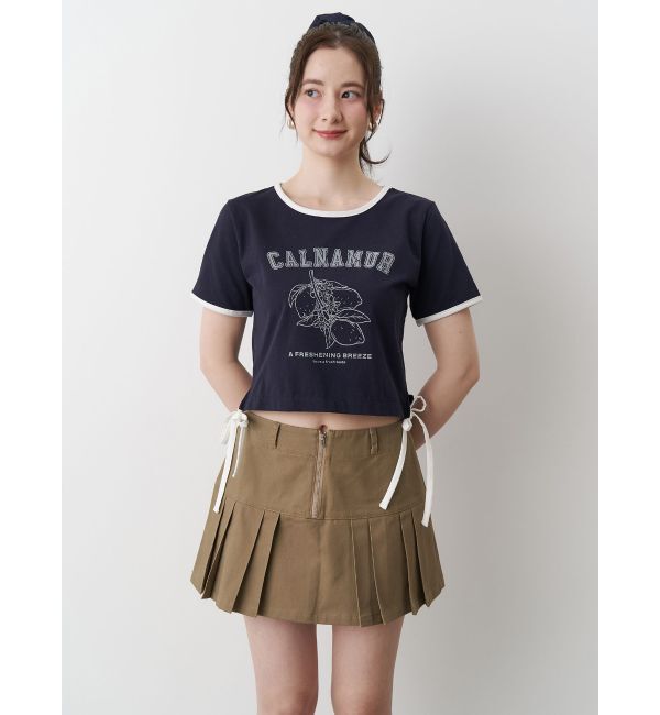 CALNAMUR「COLOR SCHEME LEMON PRINT TEE/カラースキームレモンプリントTシャツ」|Tシャツ・カットソー|