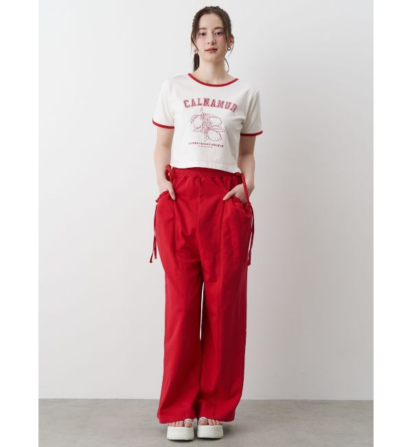 CALNAMUR「COLOR SCHEME LEMON PRINT TEE/カラースキームレモンプリントTシャツ」|Tシャツ・カットソー|