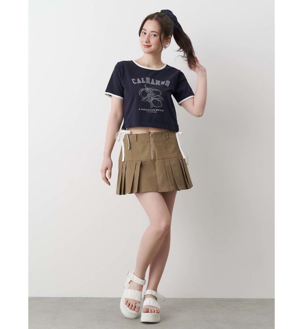 CALNAMUR「COLOR SCHEME LEMON PRINT TEE/カラースキームレモンプリントTシャツ」|Tシャツ・カットソー|