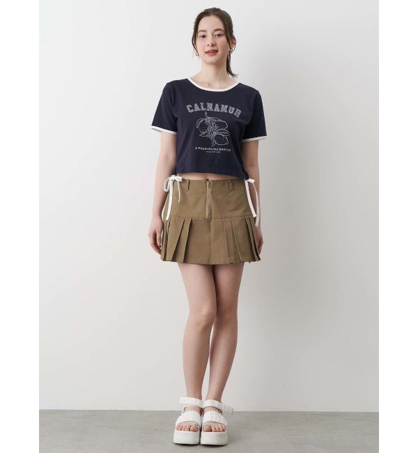 CALNAMUR「COLOR SCHEME LEMON PRINT TEE/カラースキームレモンプリントTシャツ」|Tシャツ・カットソー|