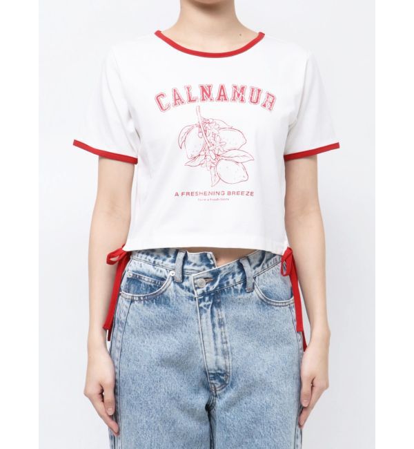 CALNAMUR「COLOR SCHEME LEMON PRINT TEE/カラースキームレモンプリントTシャツ」|Tシャツ・カットソー|