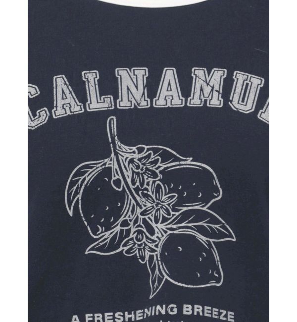 CALNAMUR「COLOR SCHEME LEMON PRINT TEE/カラースキームレモンプリントTシャツ」|Tシャツ・カットソー|