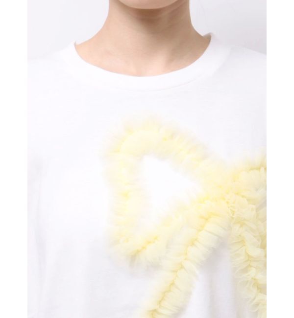 CALNAMUR「3D RIBBON BIG TEE/3DリボンビッグTシャツ」|Tシャツ・カットソー|