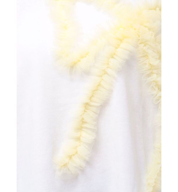 CALNAMUR「3D RIBBON BIG TEE/3DリボンビッグTシャツ」|Tシャツ・カットソー|