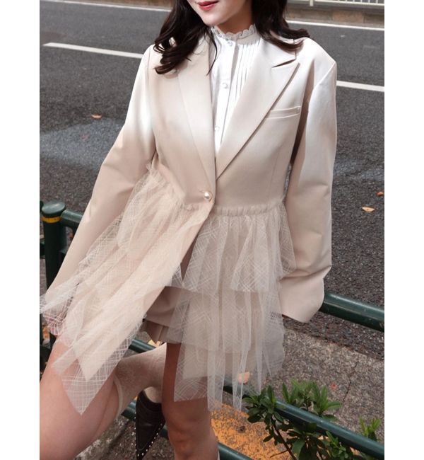 CALNAMUR「チュールティアードジャケット」|その他|