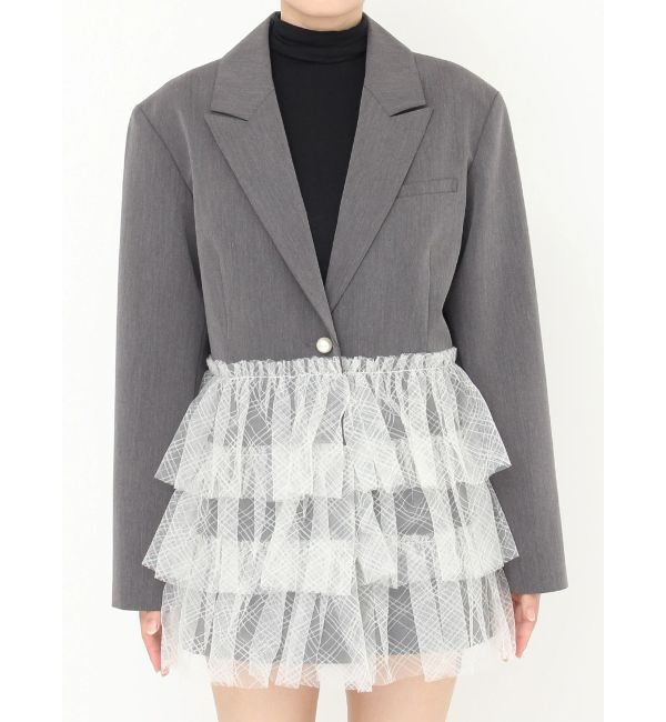 CALNAMUR「チュールティアードジャケット」|その他|