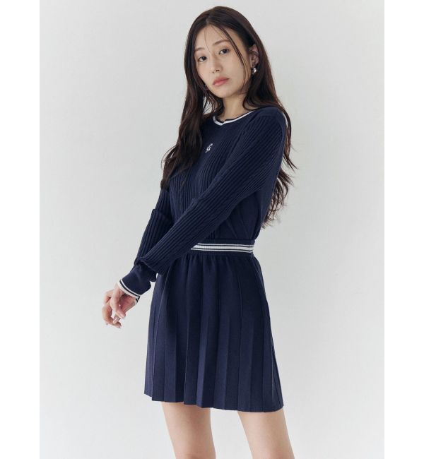 CALNAMUR「ニットプリーツミニスカート」|スカート|