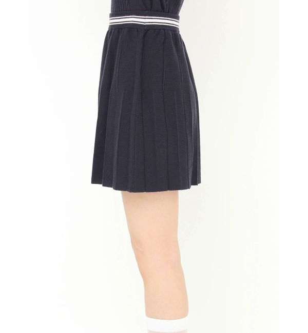 CALNAMUR「ニットプリーツミニスカート」|スカート|