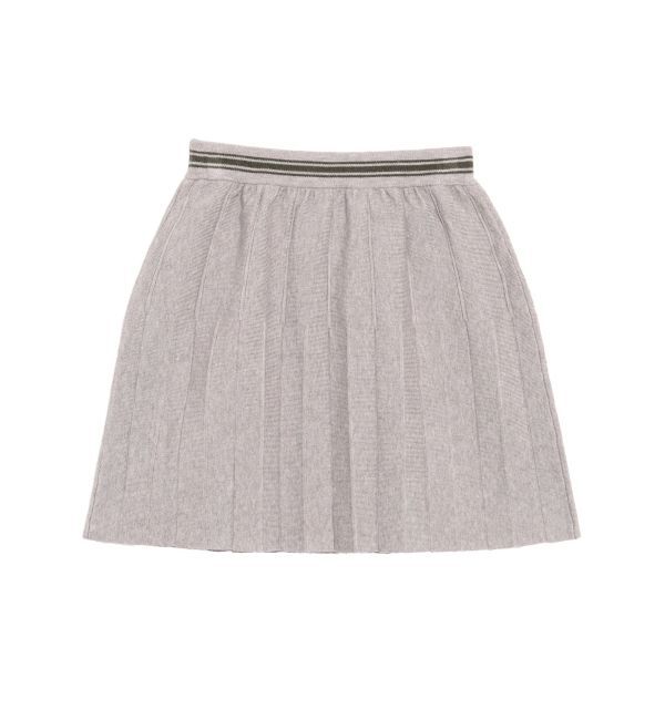 CALNAMUR「ニットプリーツミニスカート」|スカート|