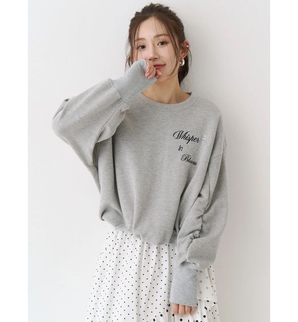 CALNAMUR「バックリボンスウェットトップス」|Tシャツ・カットソー|