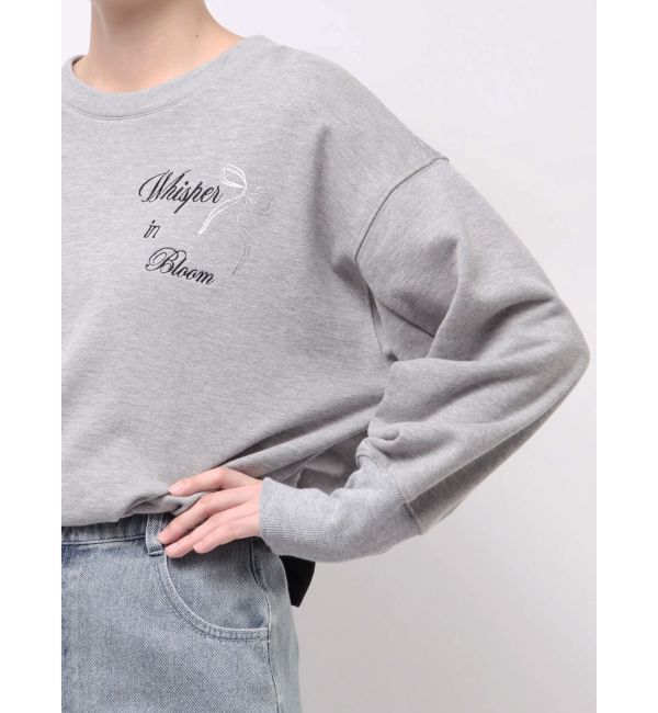 CALNAMUR「バックリボンスウェットトップス」|Tシャツ・カットソー|