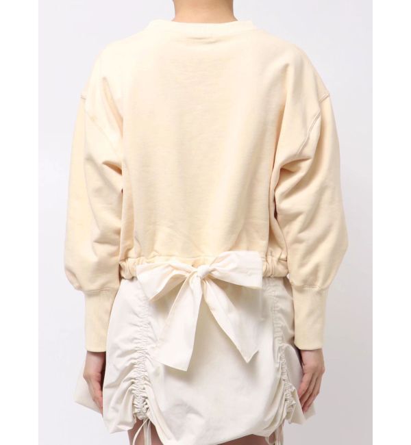 CALNAMUR「バックリボンスウェットトップス」|Tシャツ・カットソー|